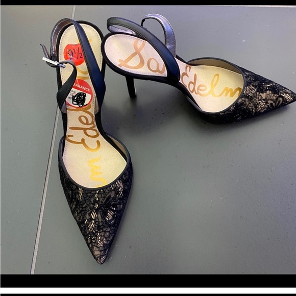 Black/tan heel size 9 1/2 new - Picture 1 of 4